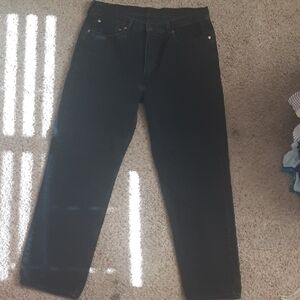Levis Loose Fit Straight Black Jeans